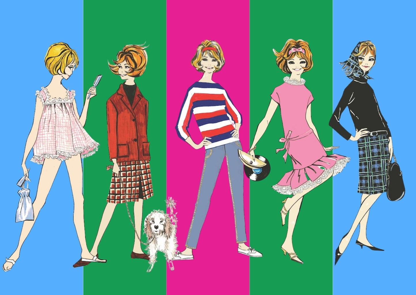 Sindy 60th Anniversary Postcard Set