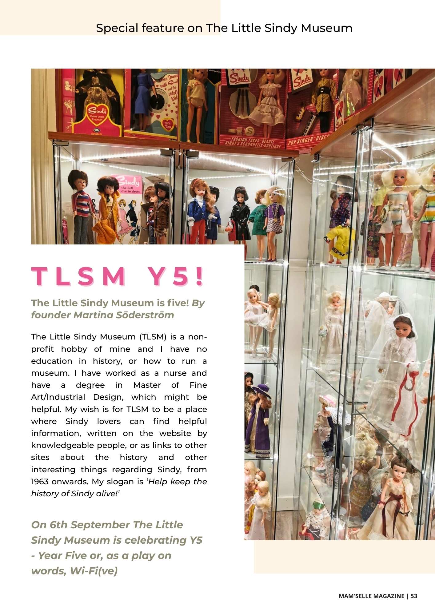 Mam'selle - A Sindy Doll Magazine | Issue 49 | September 2025