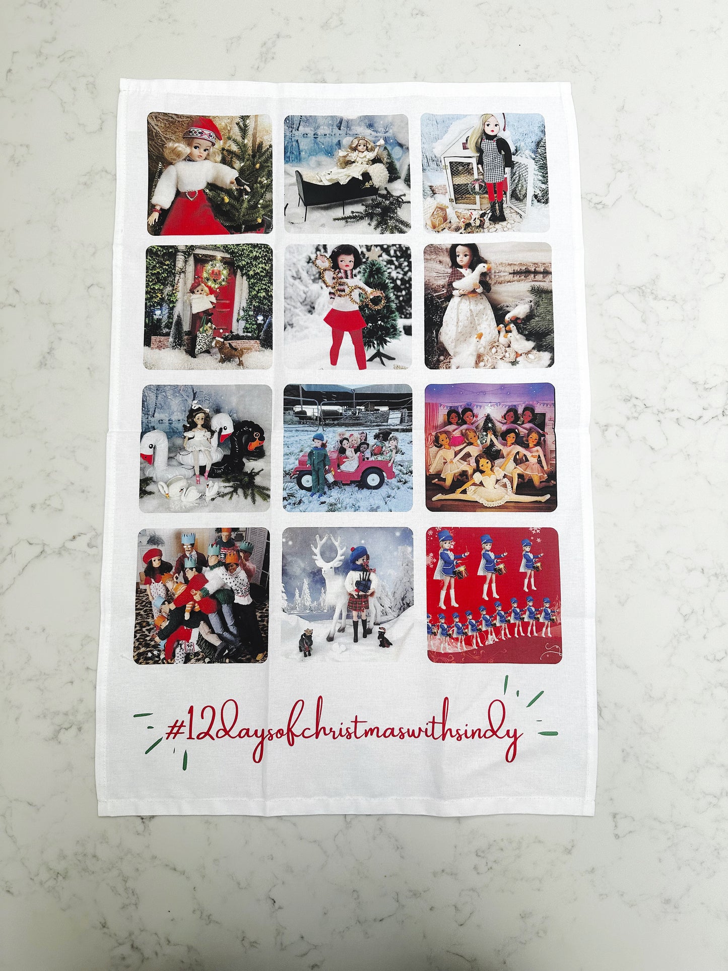 Sindy Collectors Christmas Tea Towel