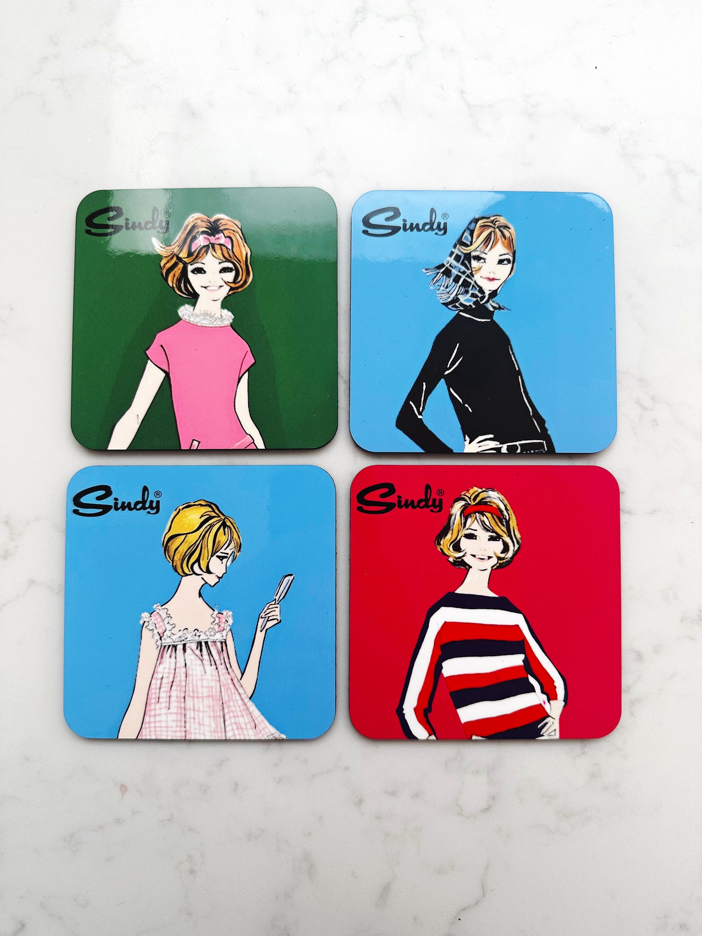 Sindy Vintage 1960s Coaster Set