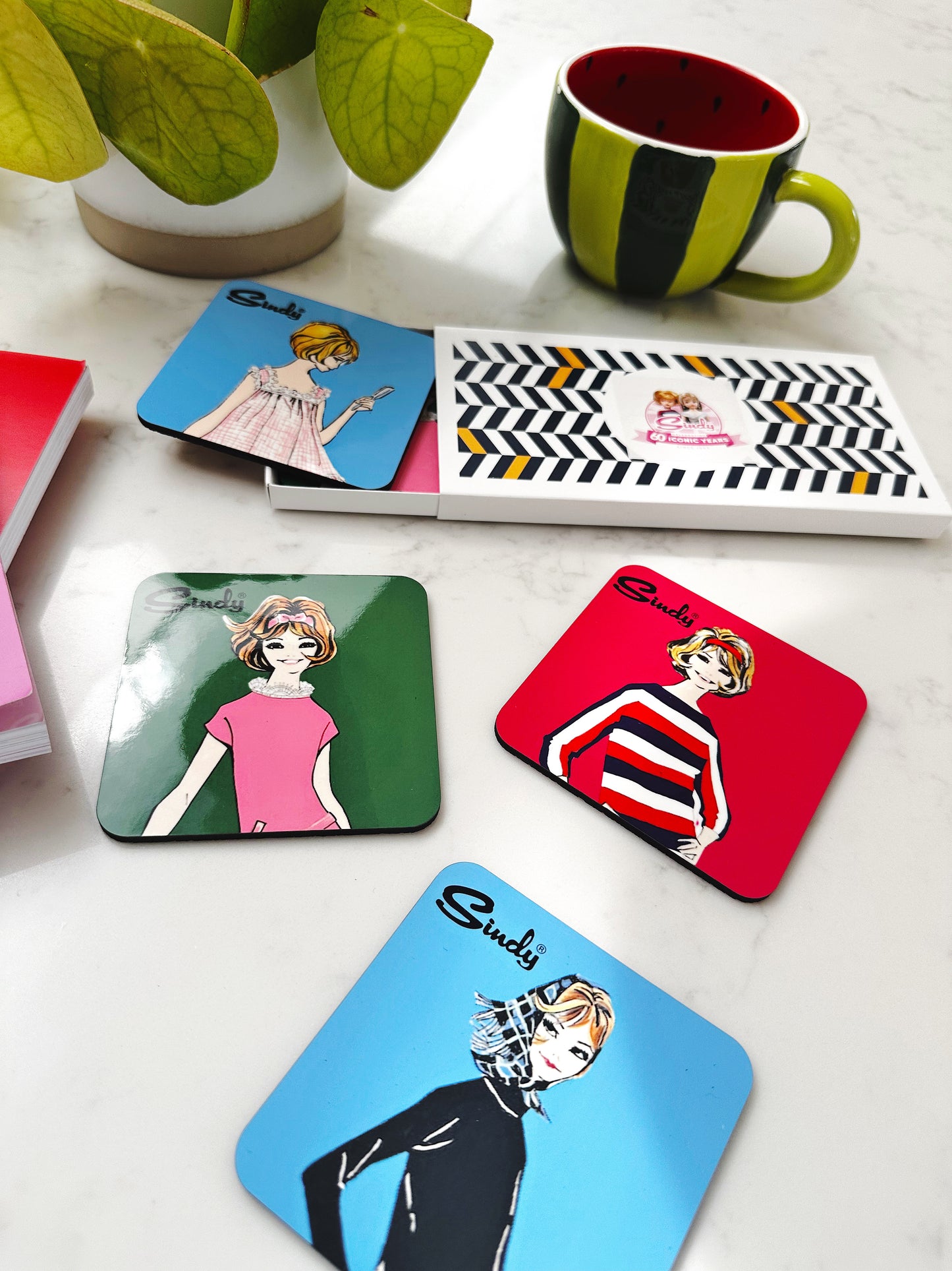 Sindy Vintage 1960s Coaster Set