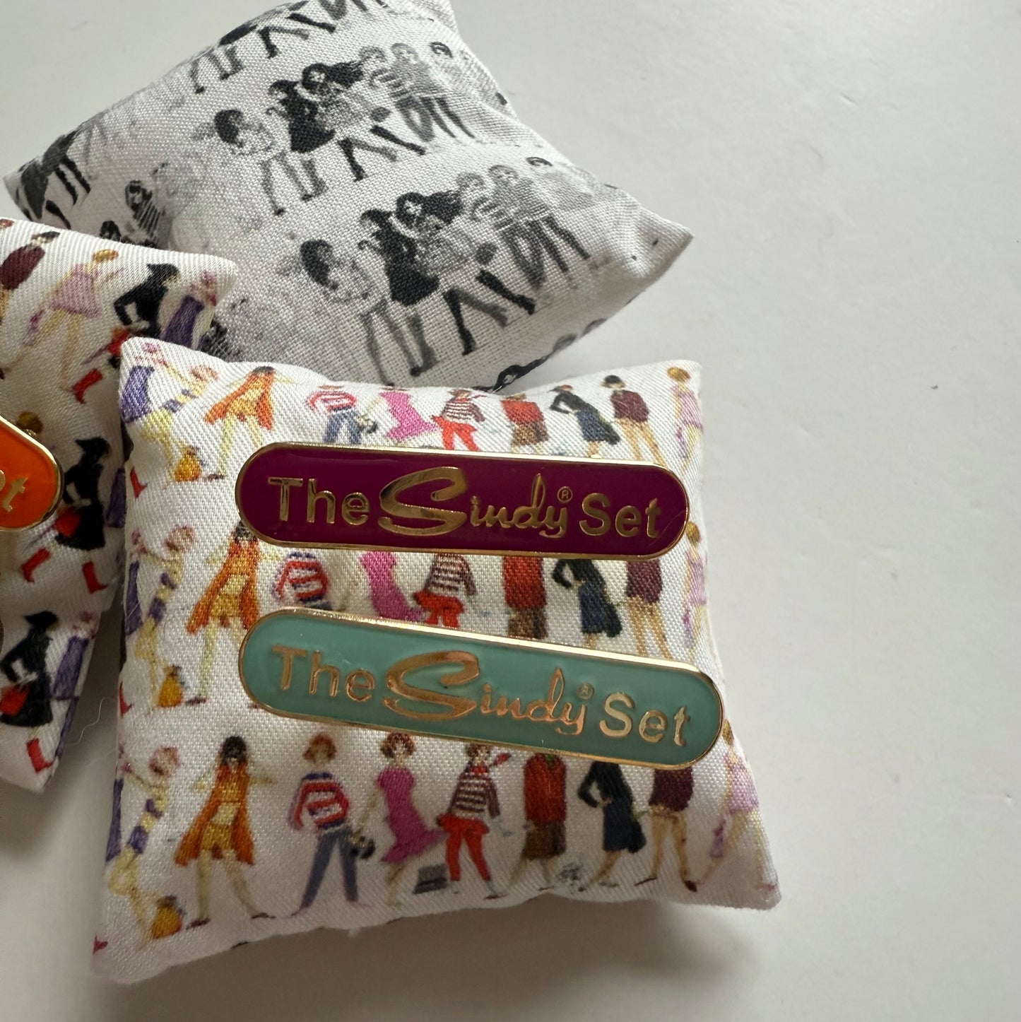 The Sindy Set Enamel Bar Pin Badge