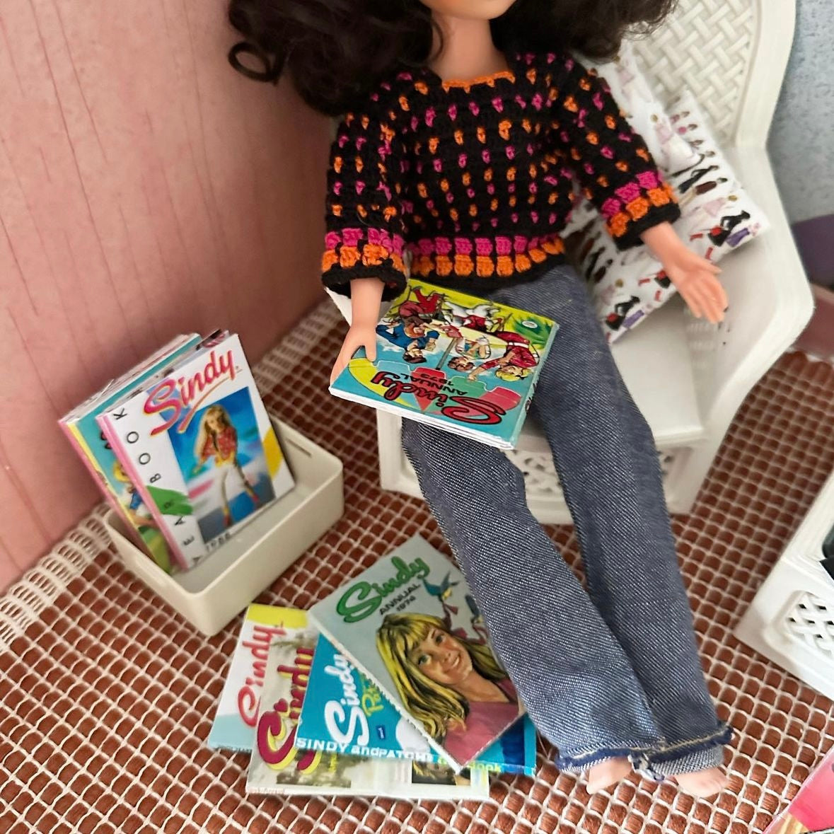 Sindy Mini Annual Cover for Dioramas
