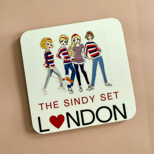 The Sindy Set Meets Logo Coaster