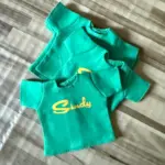 emerald green with yellow logo