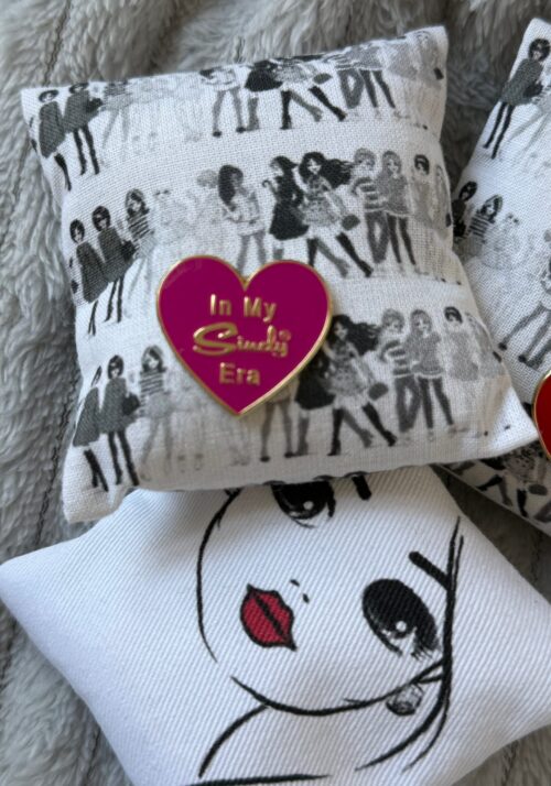 Sindy Enamel Heart Pin Badge